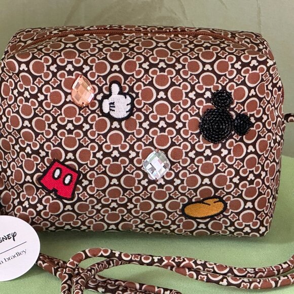 VERA BRADLEY DISNEY BLAKE CROSSBODY BAG:NWT MICKEY MOUSE ICONS - Picture 3 of 14